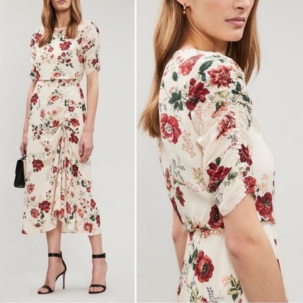Maje rondi floral botanical print dress new with tags size 3 size L